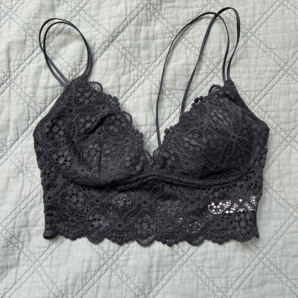 Auden Elegant Black Lace Bralette